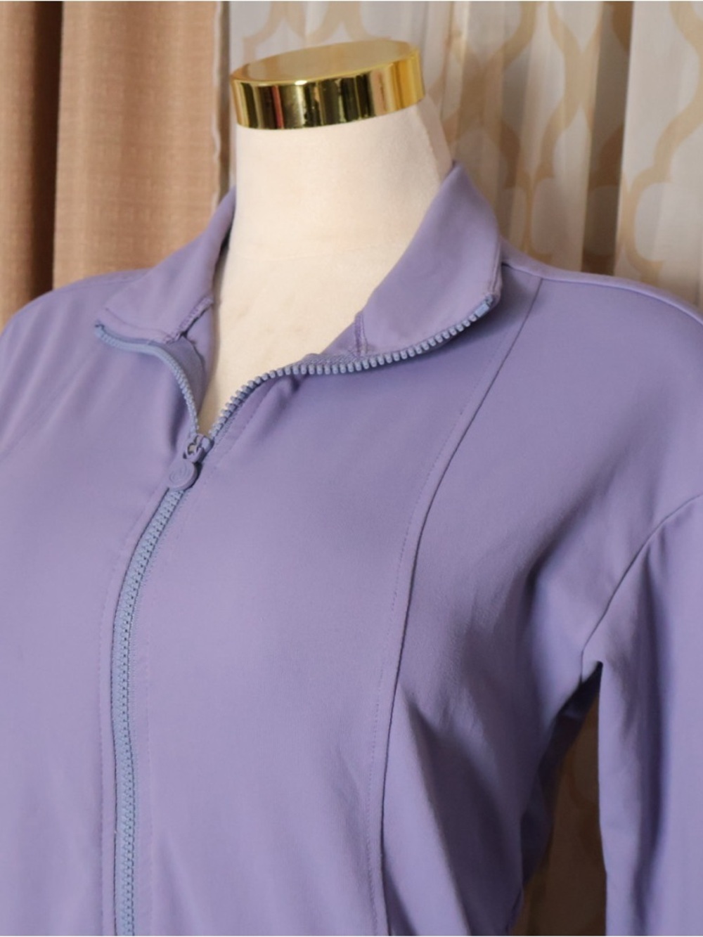 Apana Lavender Zip-Up Jacket - Picture 3 of 6